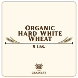 Organic Hard White Wheat - 5 lbs.