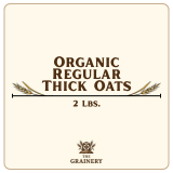 Organic Regular Thick Oats - 2 lbs.