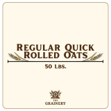 Regular Quick Rolled Oats - 50 lbs.