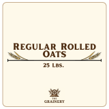 Regular Rolled Oats - 25 lbs.