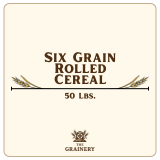 Six Grain Rolled Cereal - 50 lbs.